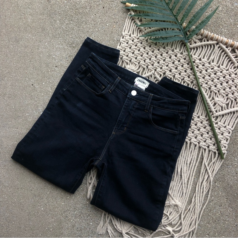 L’Agence High Rise Skinny Jeans Size 26 - Cropped Length/ Hemmed
